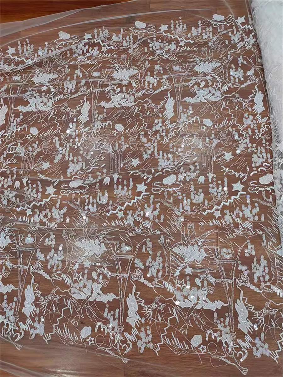 Bridal Lace Fabric - 1 Yard | COD RX024