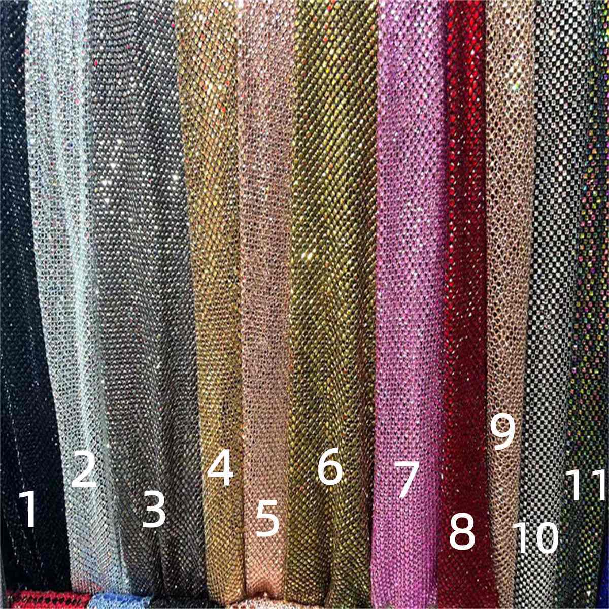 Jeweled Net Fabric - 5 Yards | MOD ZT077