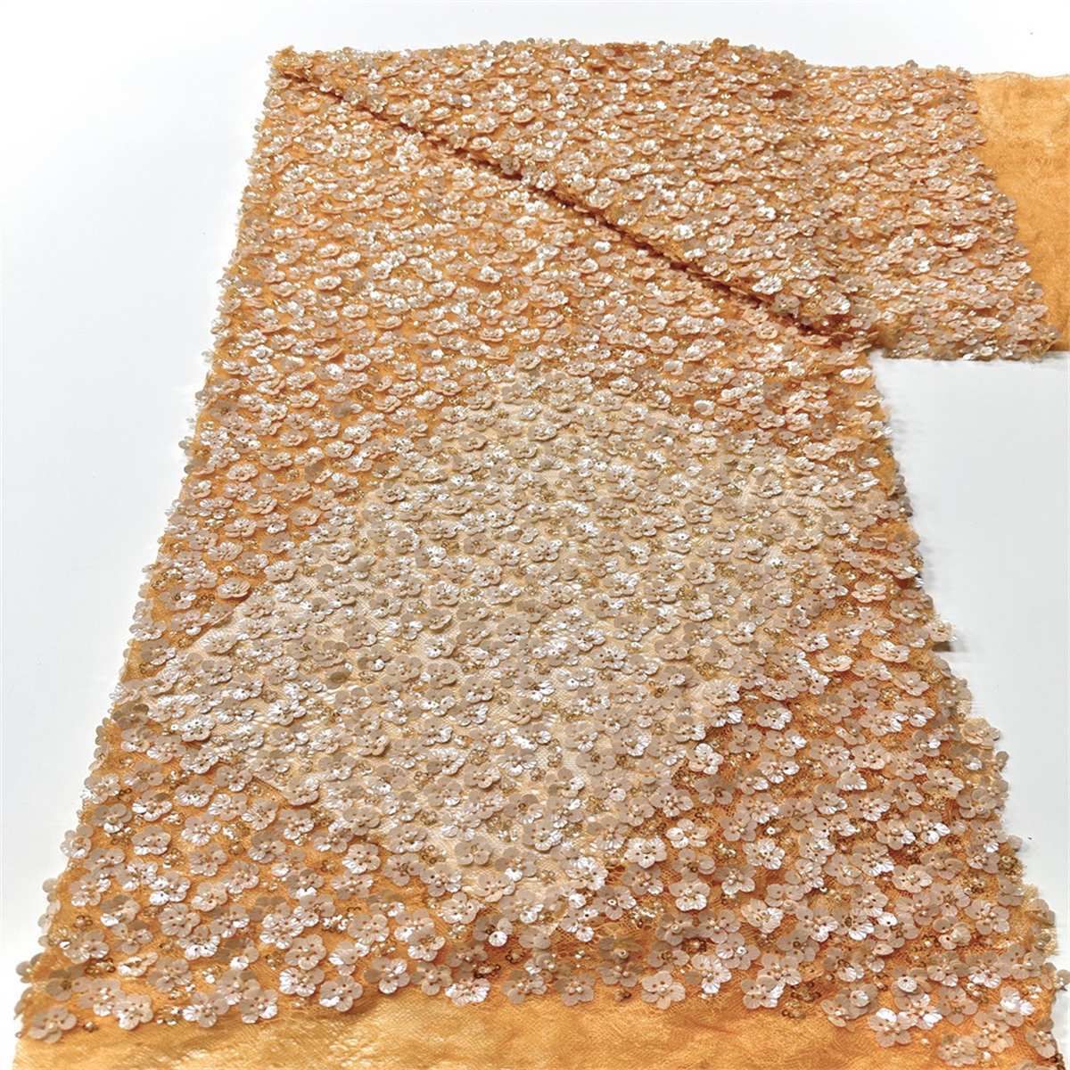 Beaded Lace Fabric - 5 Yards | GID HN380