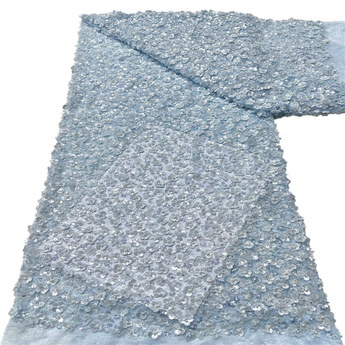 Beaded Lace Fabric - 5 Yards | GID HN380