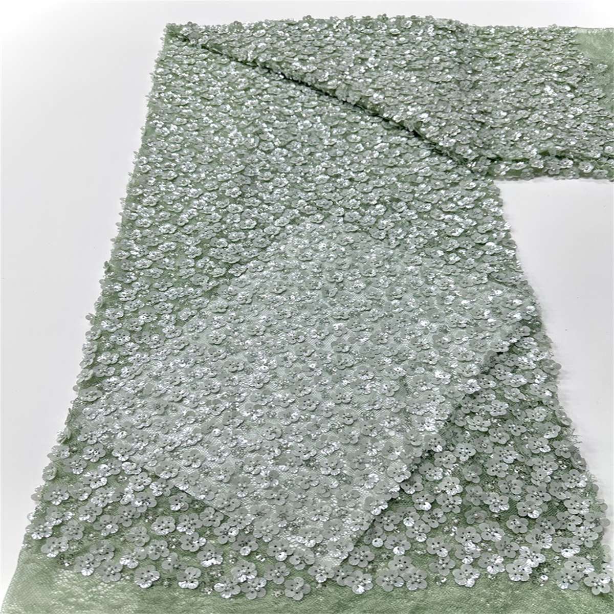 Beaded Lace Fabric - 5 Yards | GID HN380