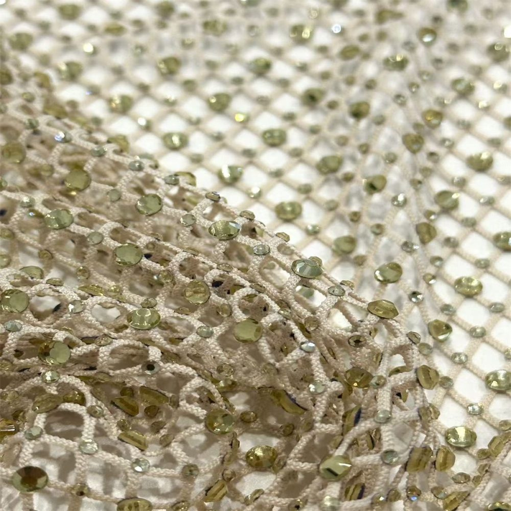 Rhinestone Net Fabric - 5 Yards | STY HN191