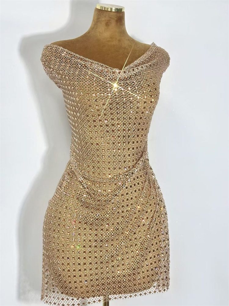 Rhinestone Net Fabric - 5 Yards | GID HN258