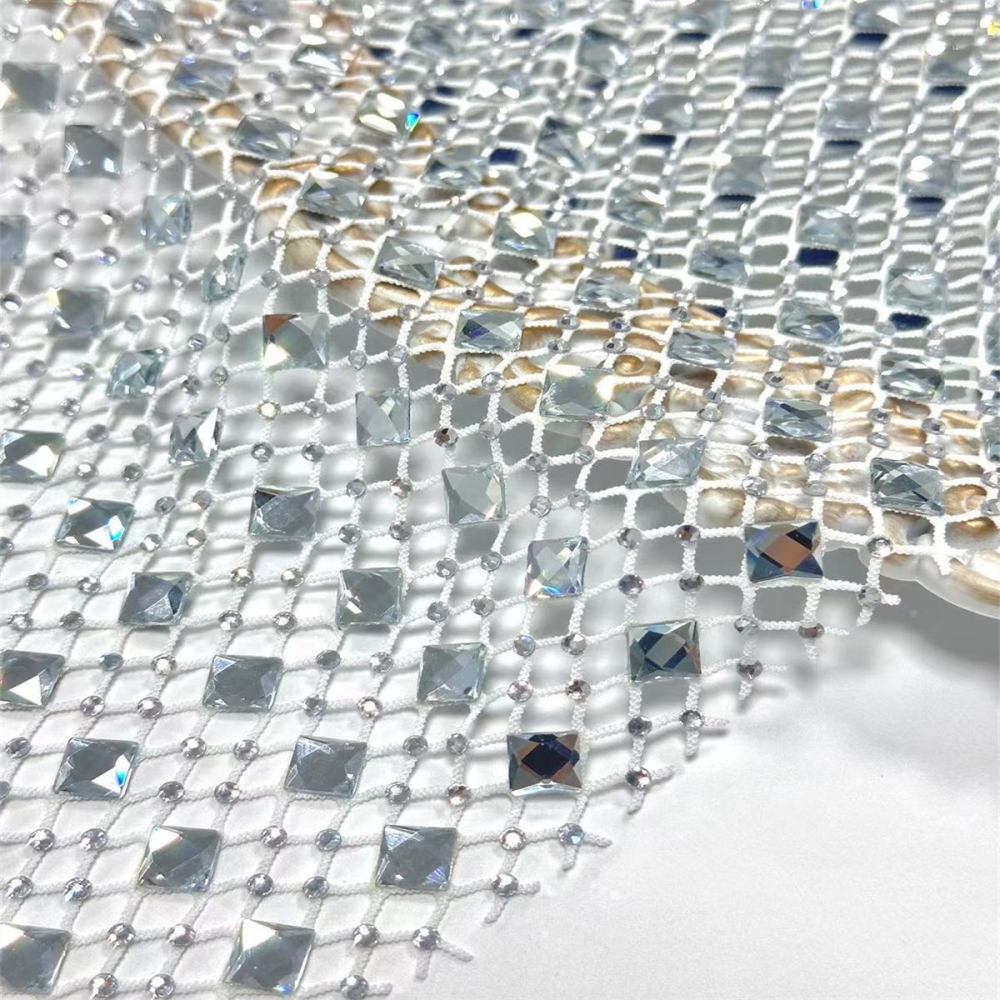 Rhinestone Net Fabric - 5 Yards | GID HN258