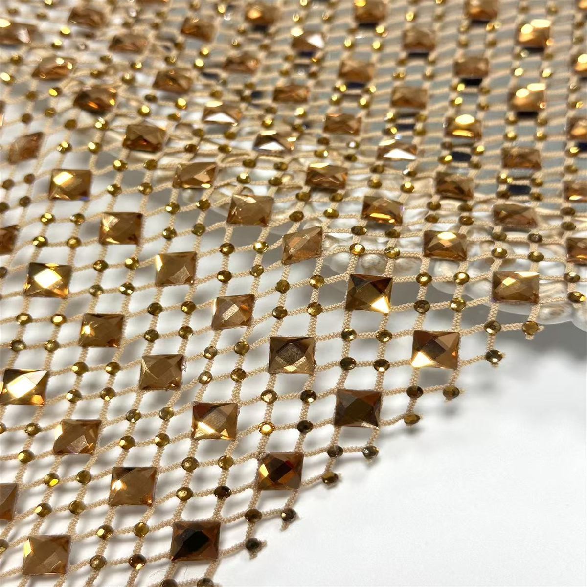 Rhinestone Net Fabric - 5 Yards | GID HN258