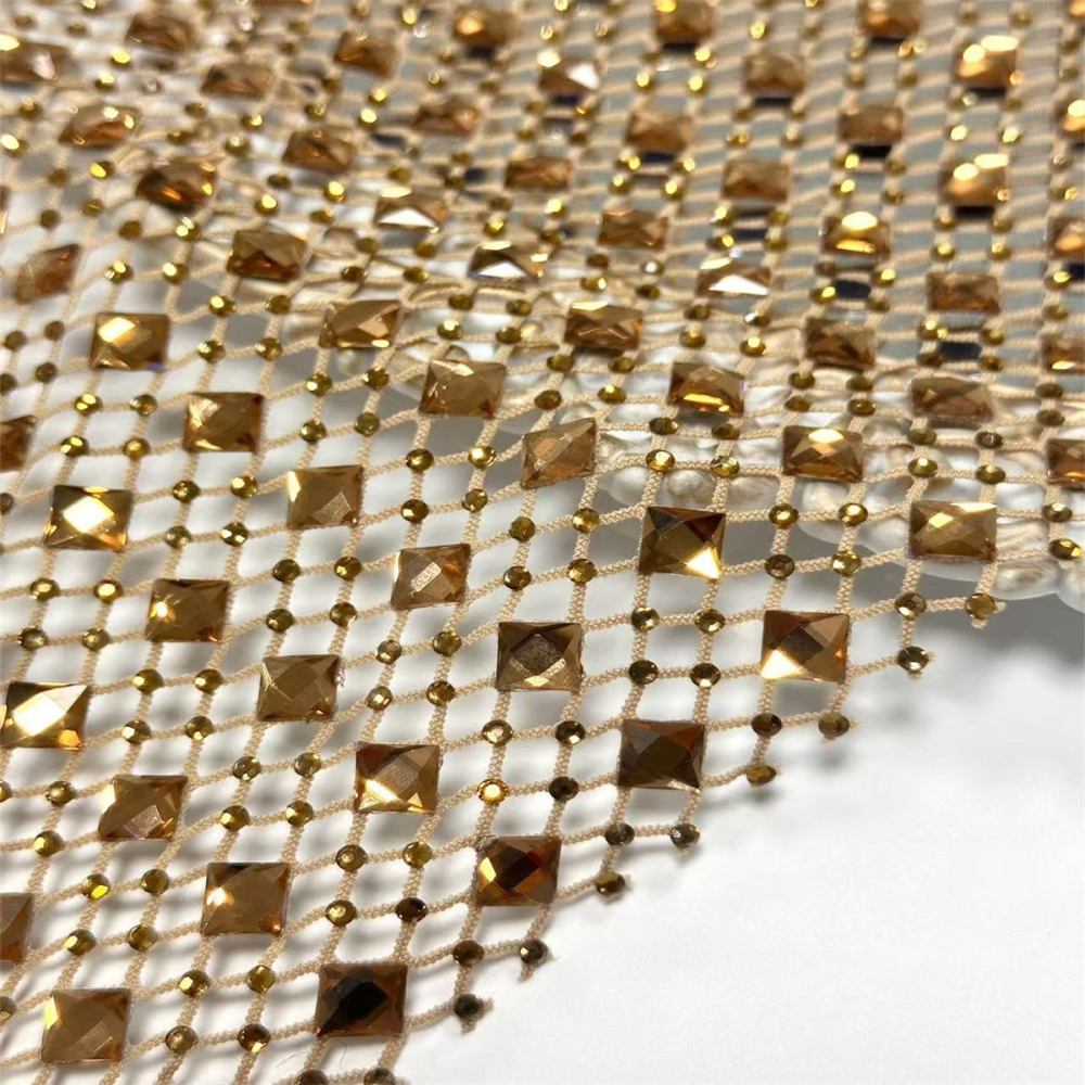 Rhinestone Net Fabric - 5 Yards | GID HN258