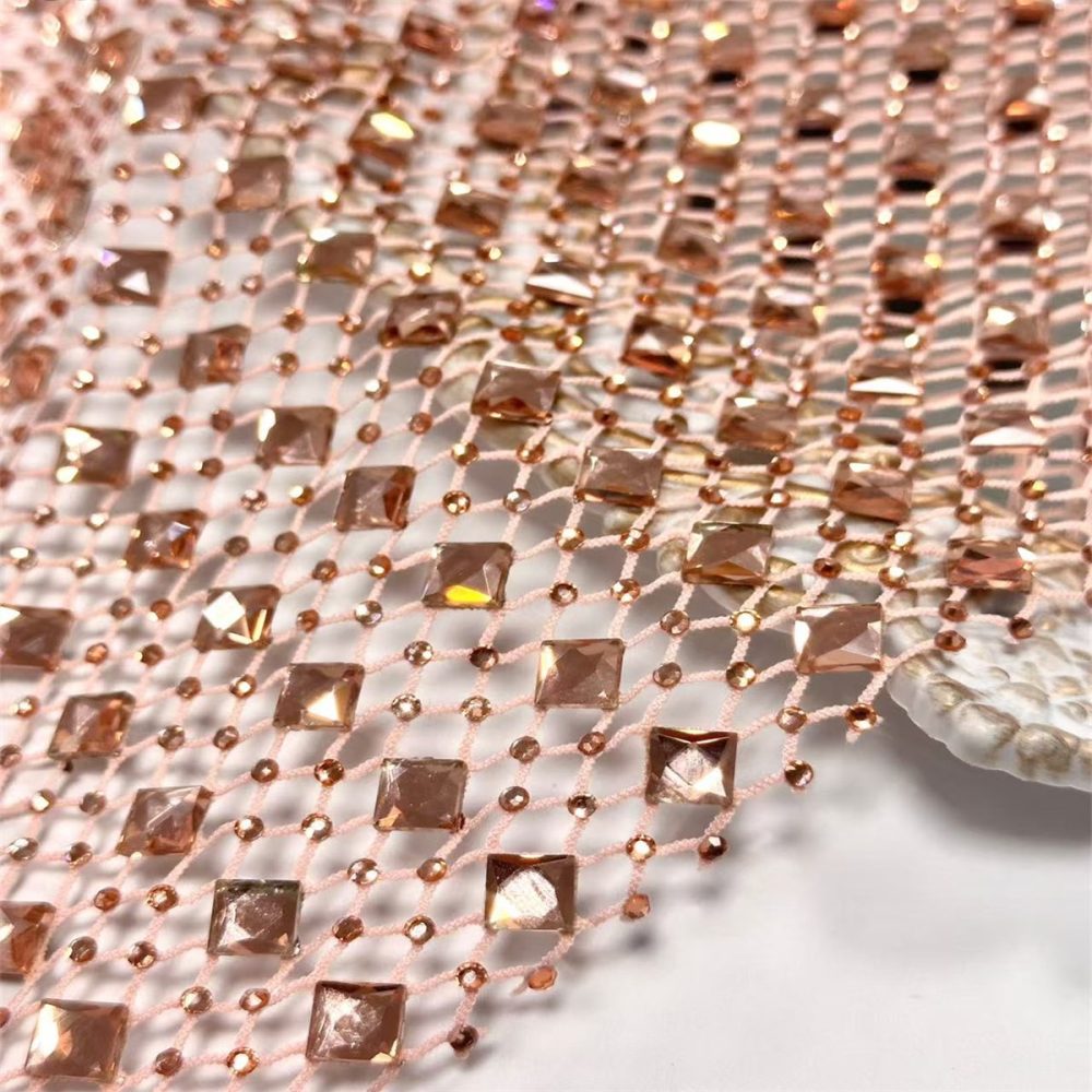 Rhinestone Net Fabric - 5 Yards | GID HN258