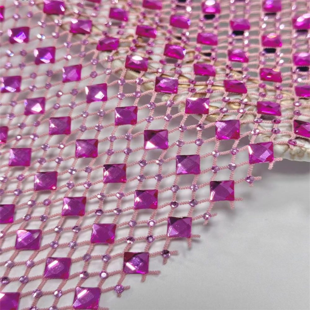 Rhinestone Net Fabric - 5 Yards | GID HN258