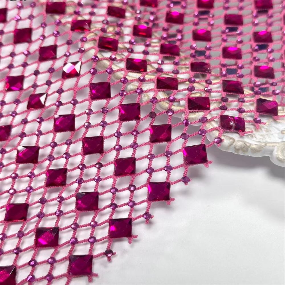 Rhinestone Net Fabric - 5 Yards | GID HN258