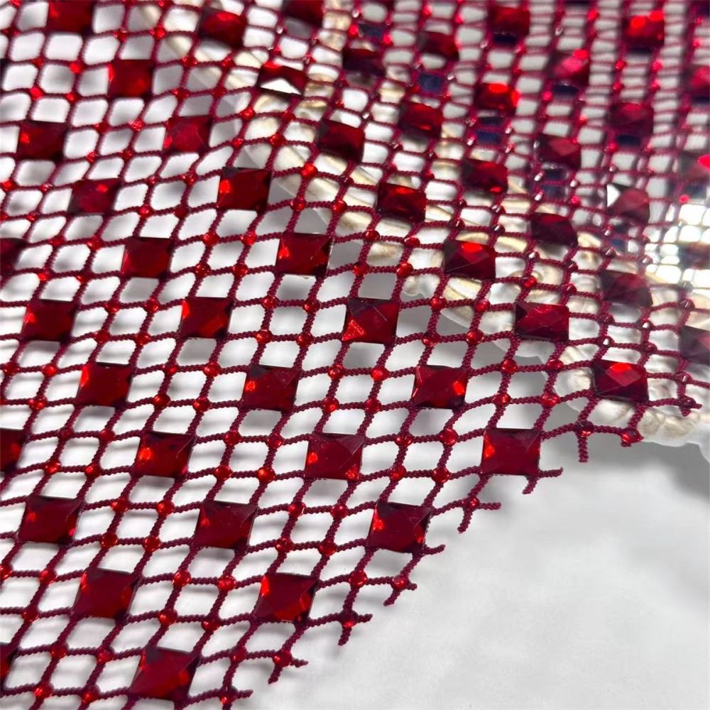 Rhinestone Net Fabric - 5 Yards | GID HN258