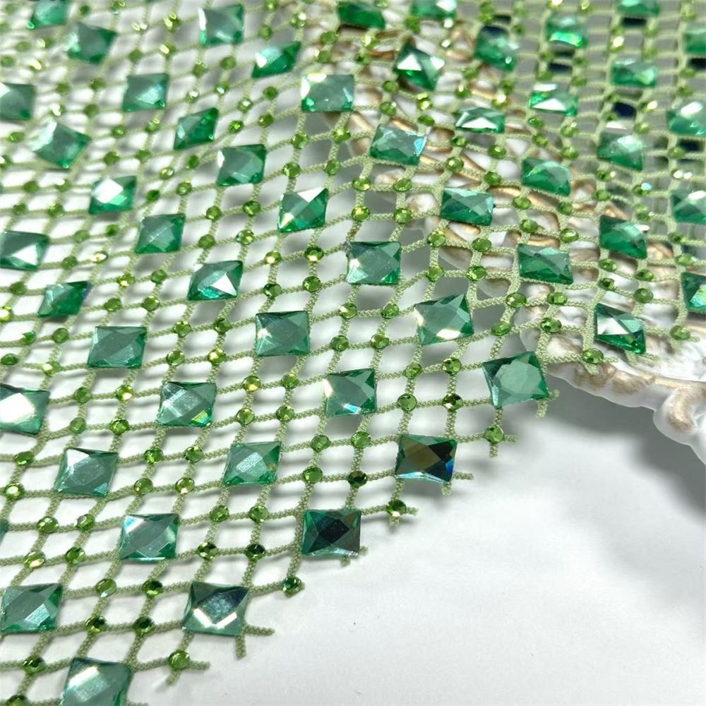 Rhinestone Net Fabric - 5 Yards | GID HN258