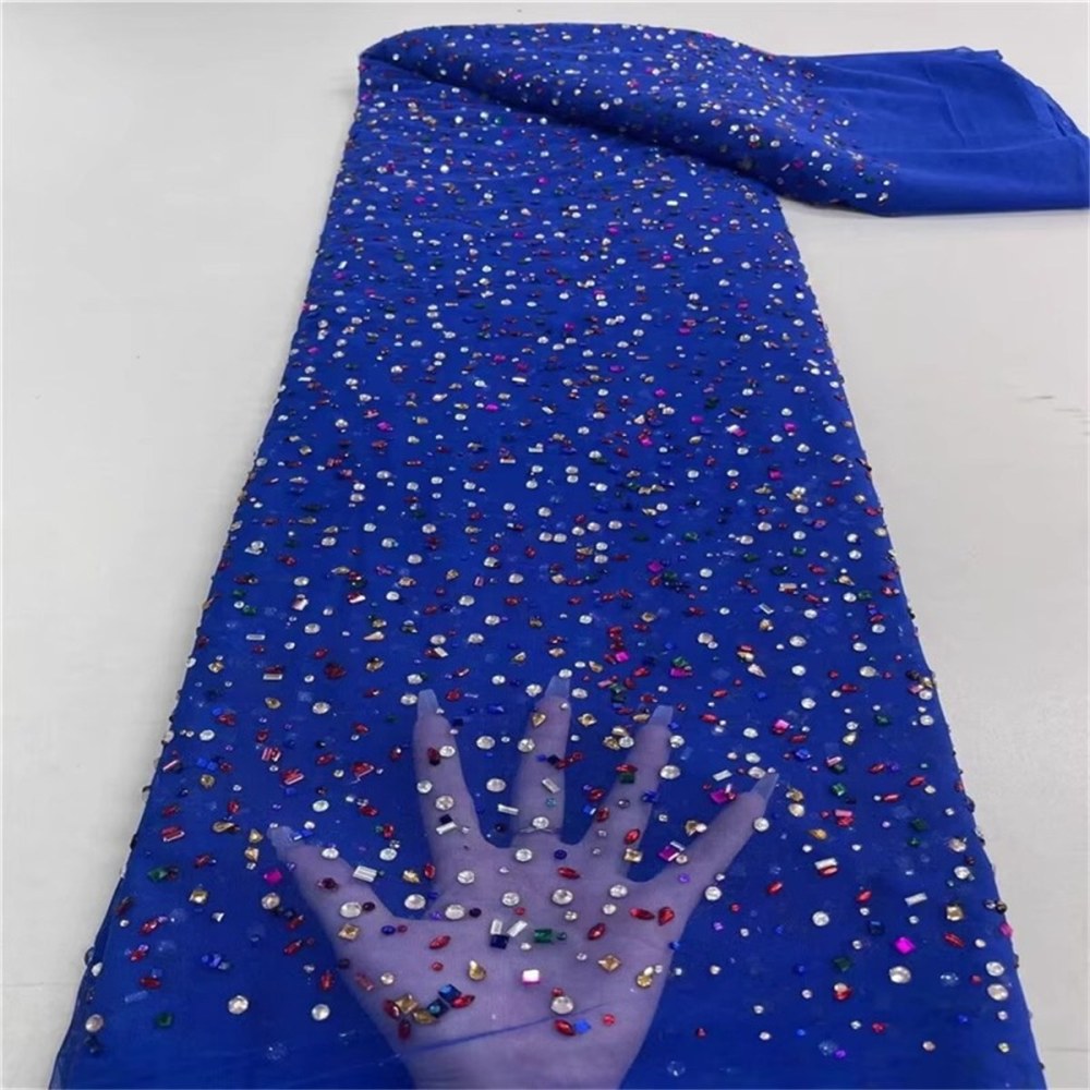 Rhinestone Tulle Fabric - 5 Yards | STY ZT119