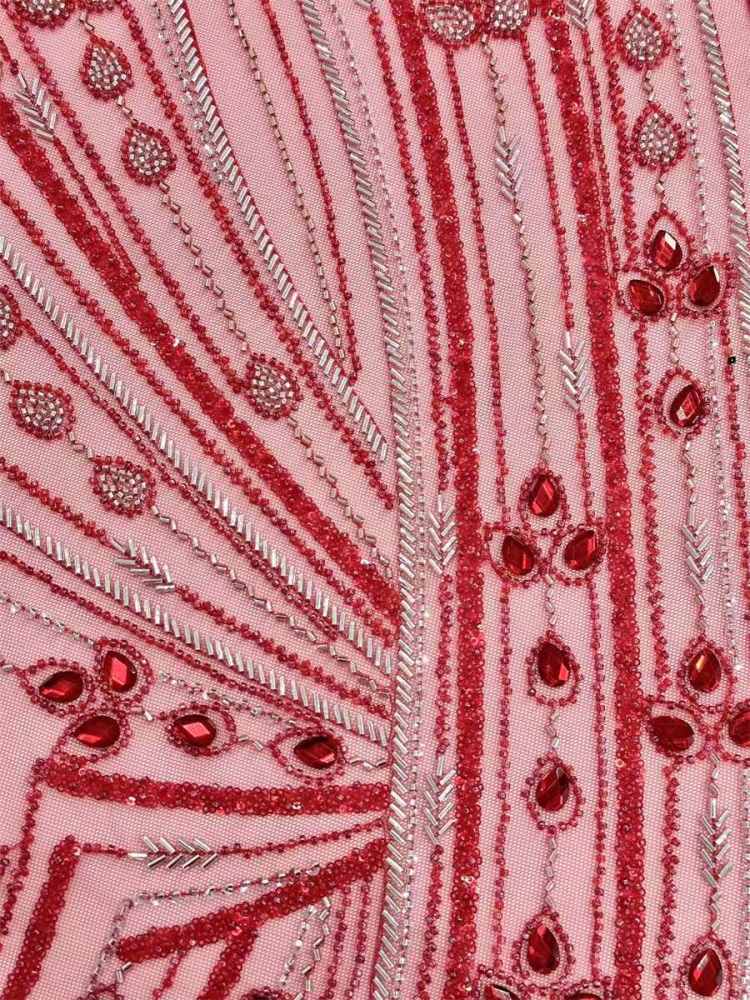 Rhinestones Beaded Tulle Fabric - 5 Yards | STY HN120