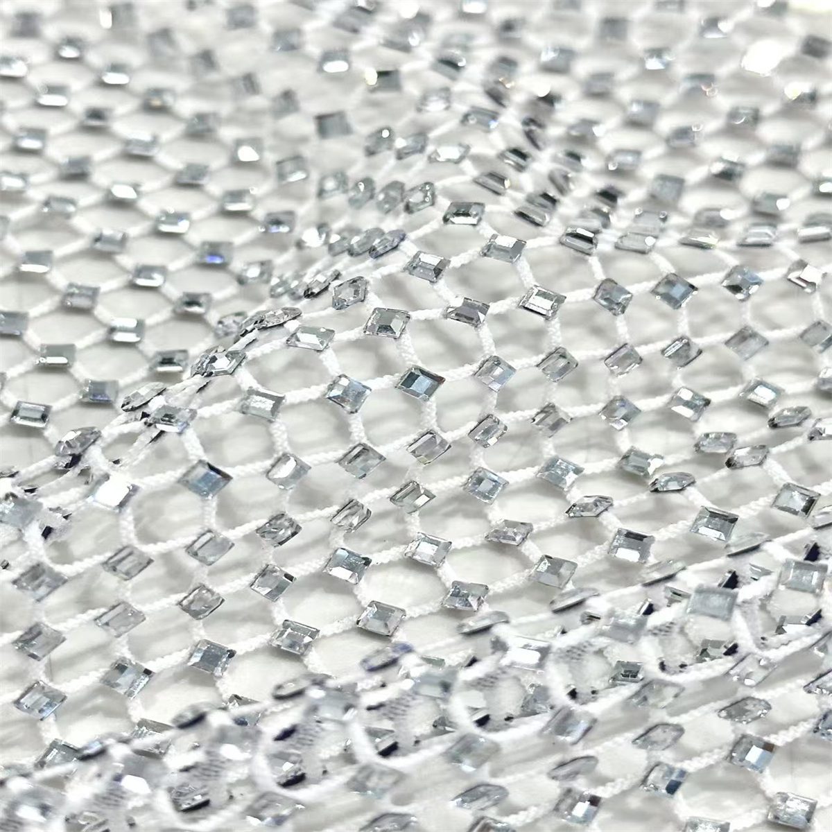 Rhinestone Net Fabric - 5 Yards | STY HN128