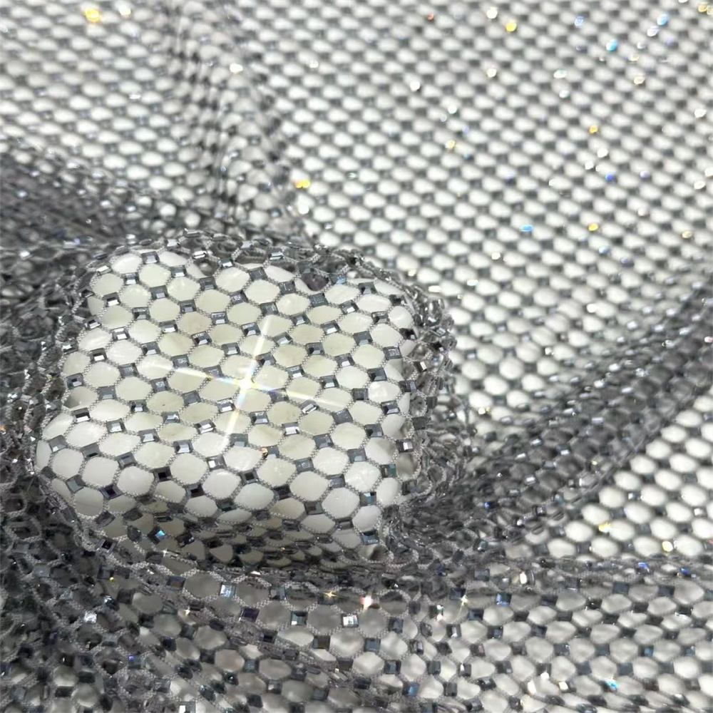 Rhinestone Net Fabric - 5 Yards | STY HN128