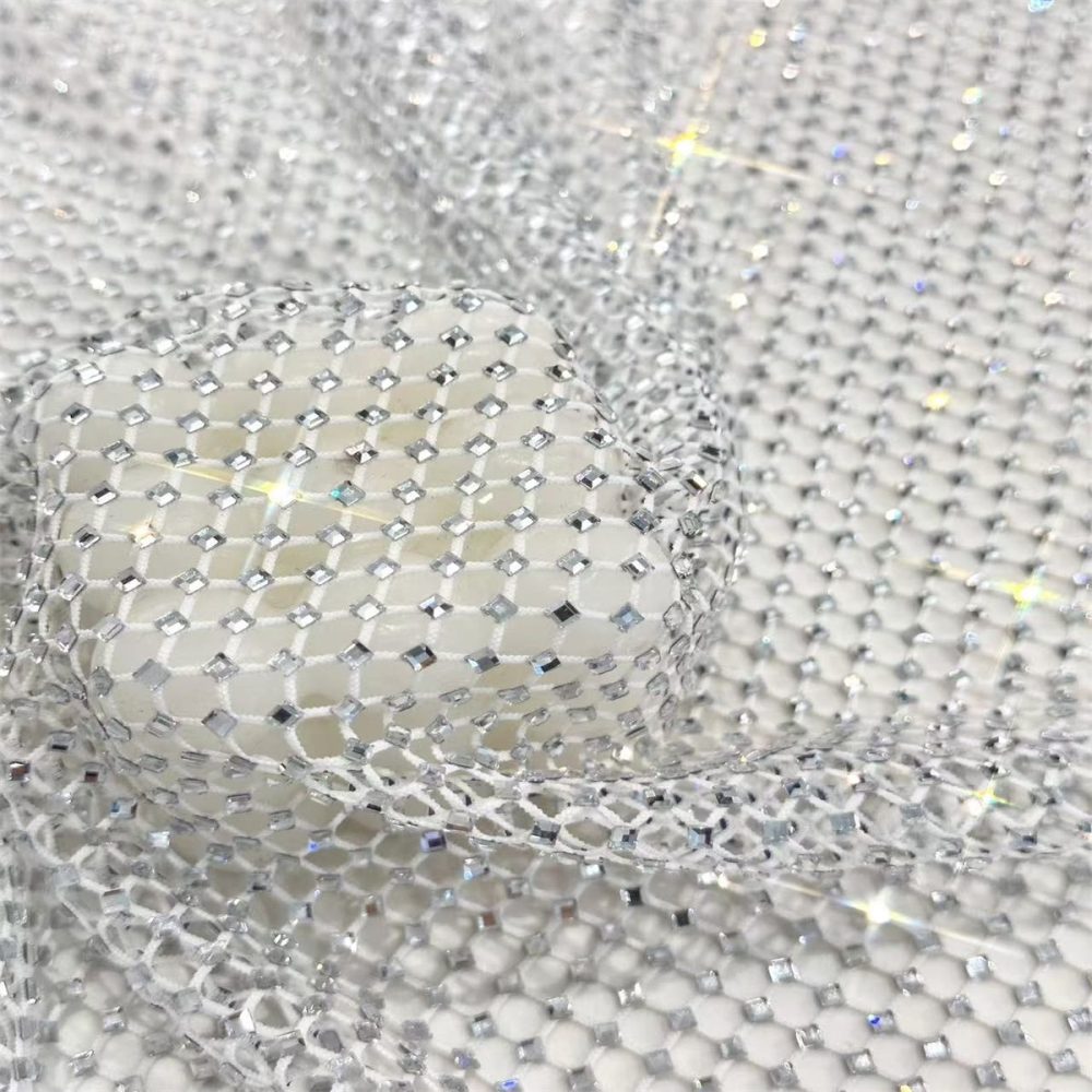 Rhinestone Net Fabric - 5 Yards | STY HN128