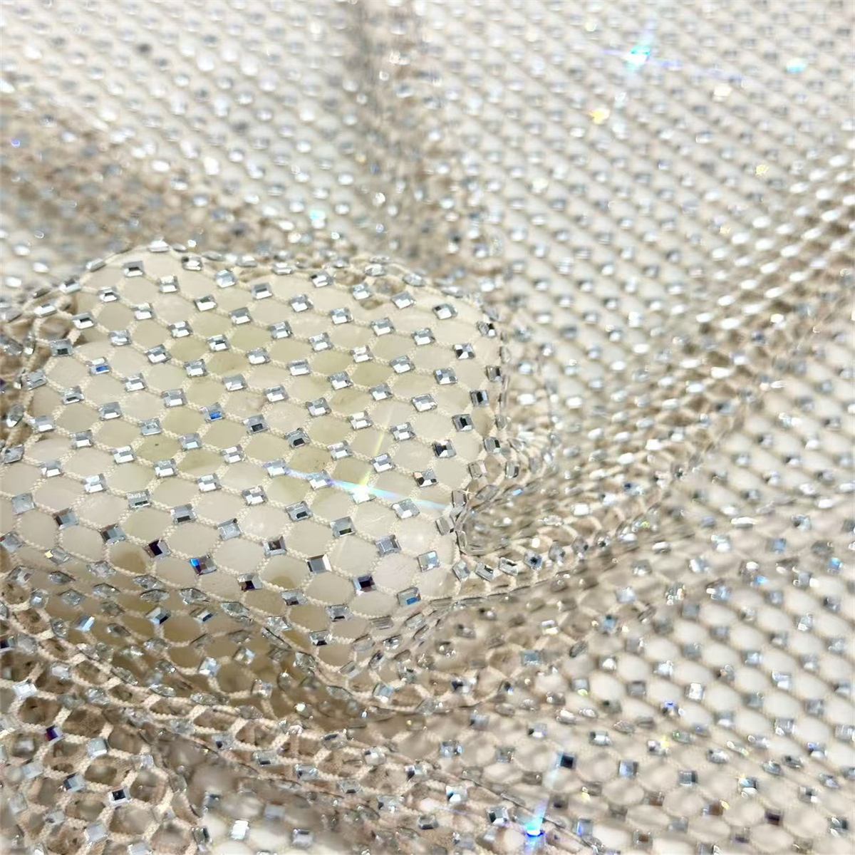 Rhinestone Net Fabric - 5 Yards | STY HN128