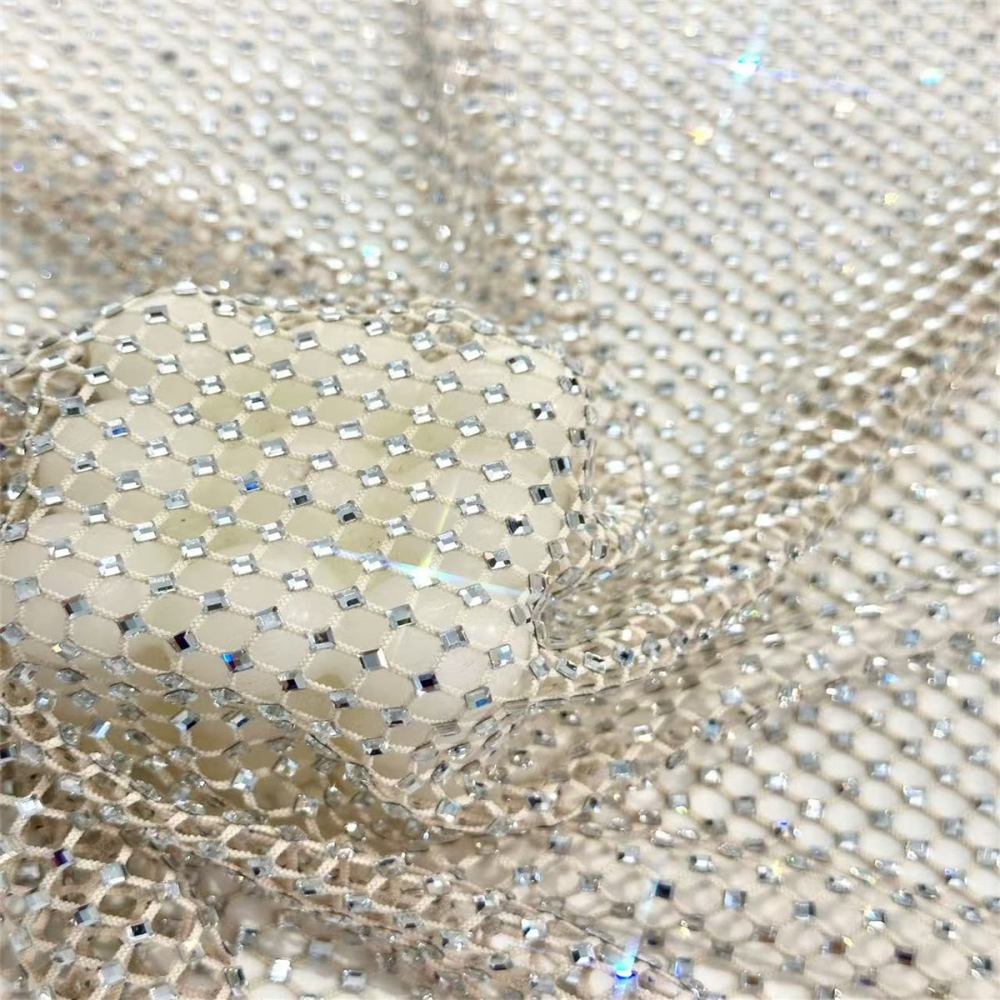 Rhinestone Net Fabric - 5 Yards | STY HN128