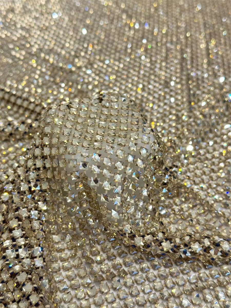 Rhinestone Net Fabric - 5 Yards | STY HN130