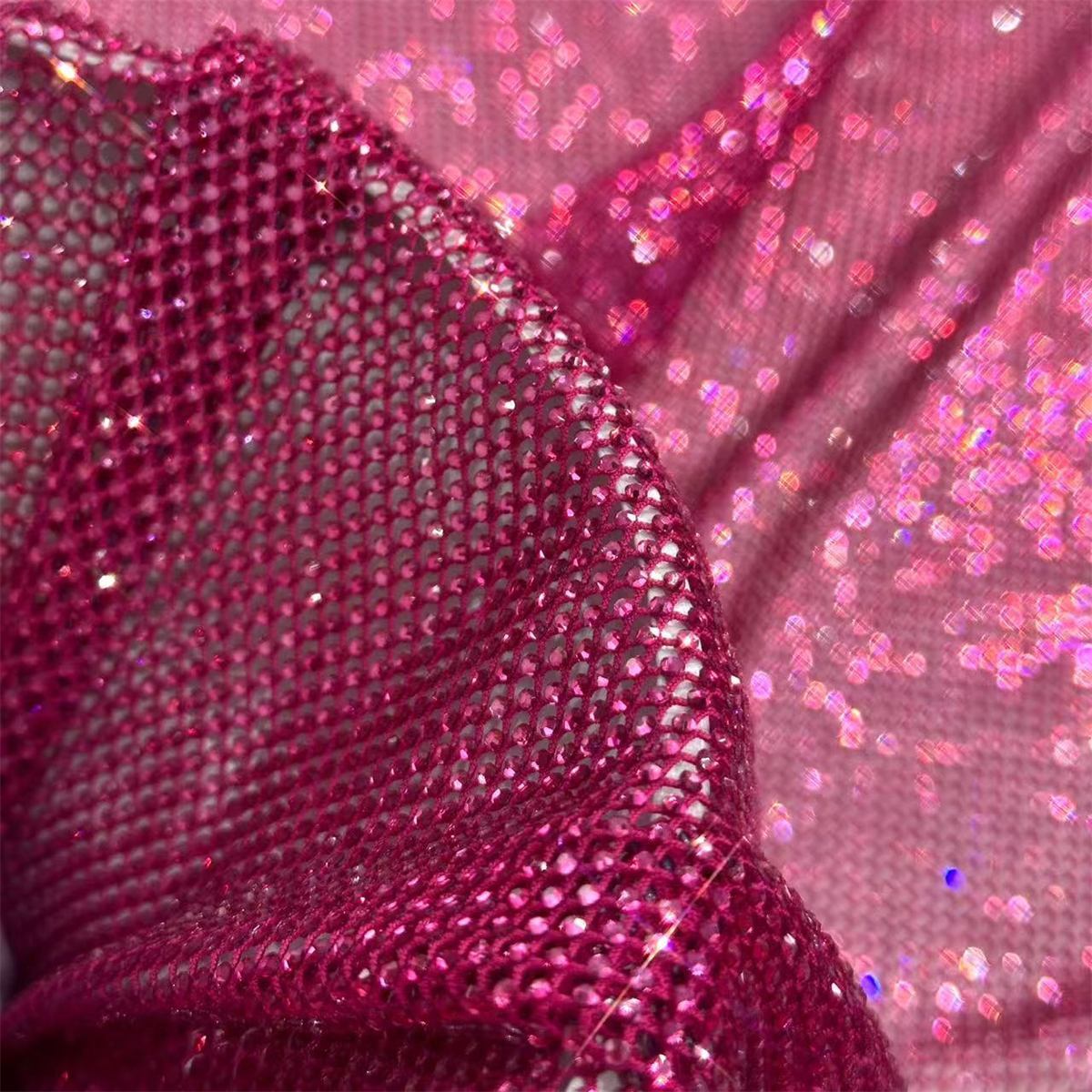 Rhinestone Net Fabric - 5 Yards | STY HN154