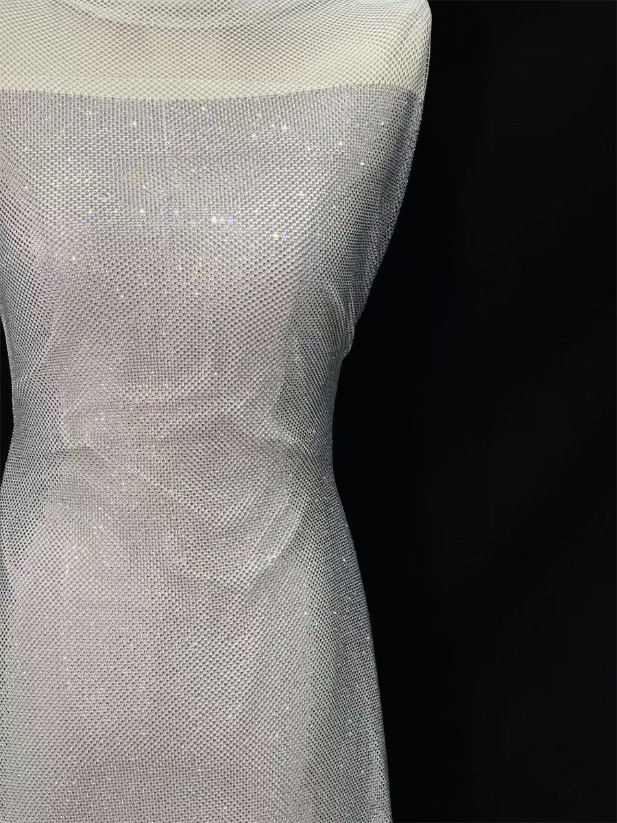 Rhinestone Net Fabric - 5 Yards | STY HN154