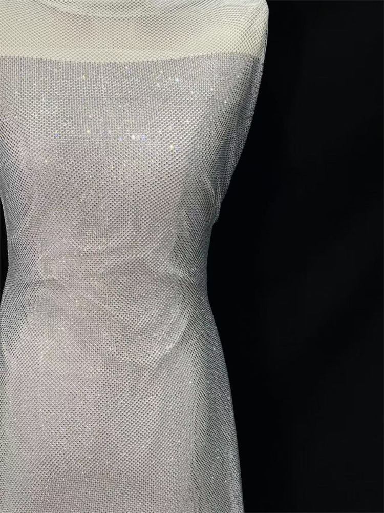 Rhinestone Net Fabric - 5 Yards | STY HN154