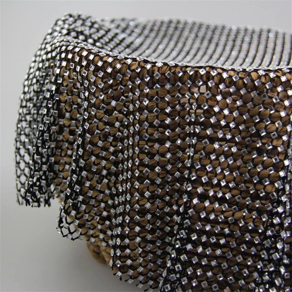 Rhinestone Net Fabric - 5 Yards | STY ZT127