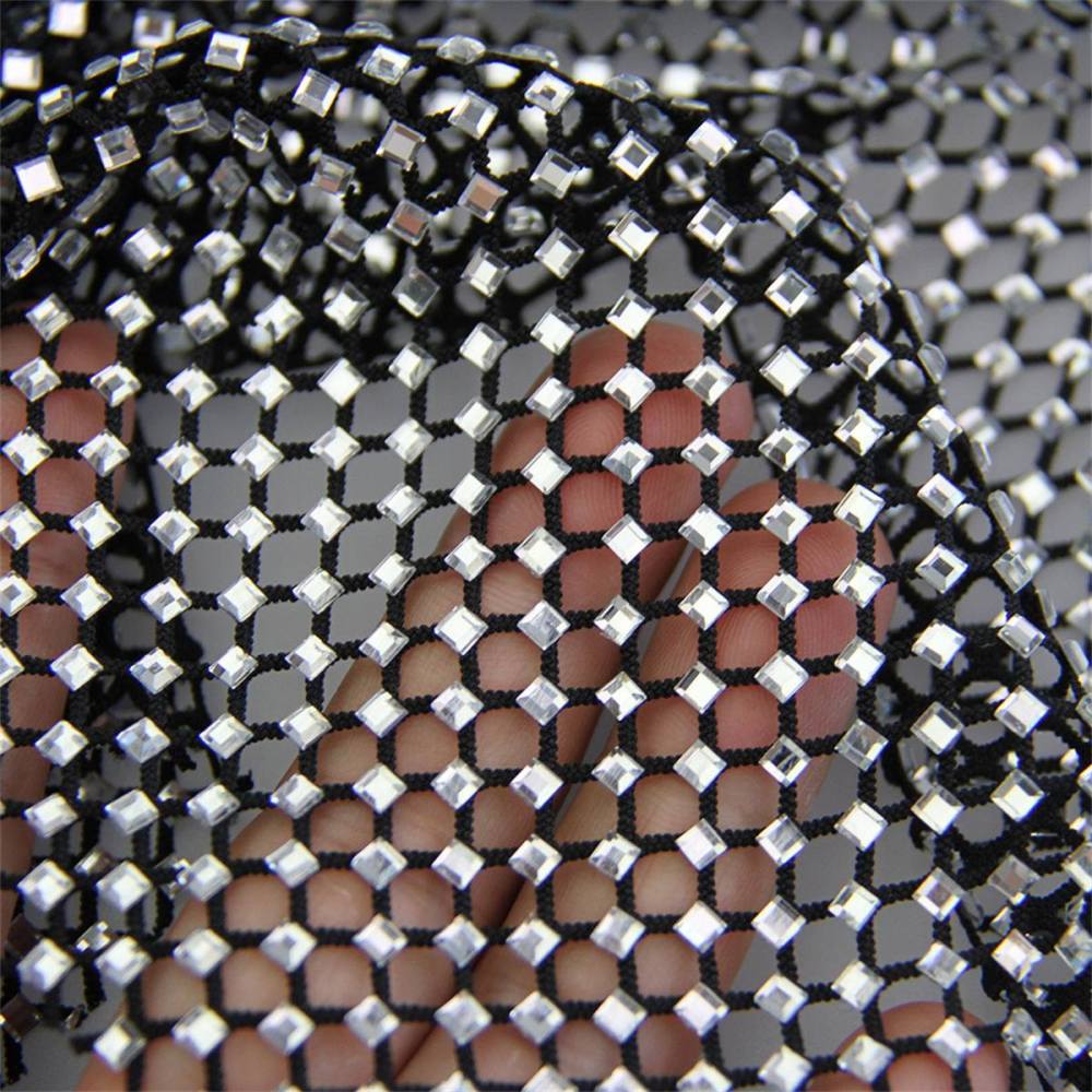 Rhinestone Net Fabric - 5 Yards | STY ZT127
