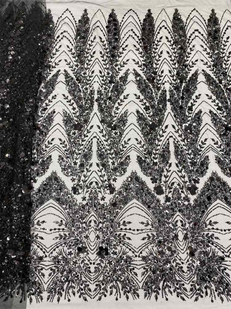Beaded Tulle Lace Fabric - 5 Yards | MOD LiL9048