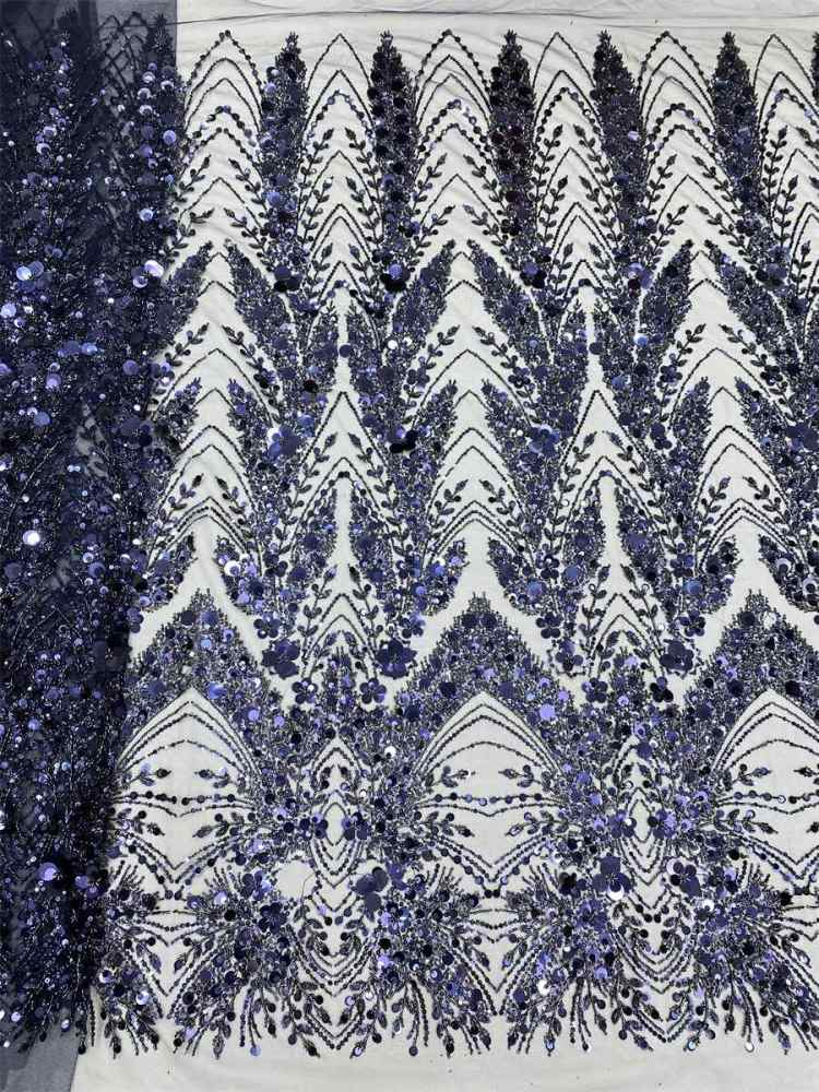 Beaded Tulle Lace Fabric - 5 Yards | MOD LiL9048
