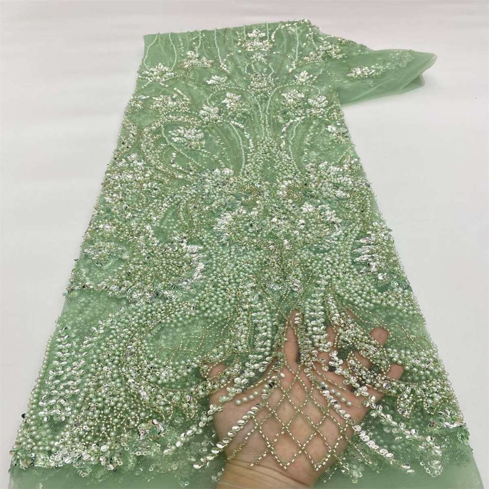 Beaded Tulle Fabric - 5 Yards | MOD LiL9050
