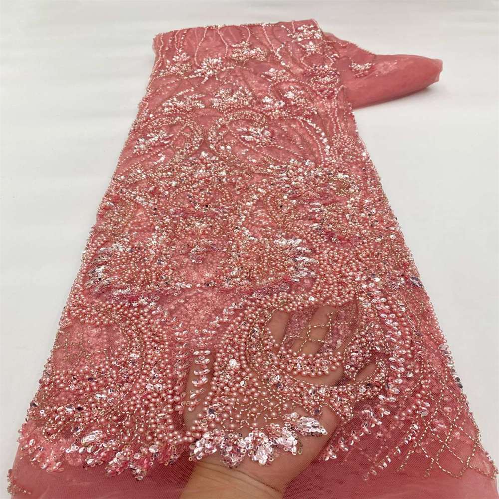Beaded Tulle Fabric - 5 Yards | MOD LiL9050