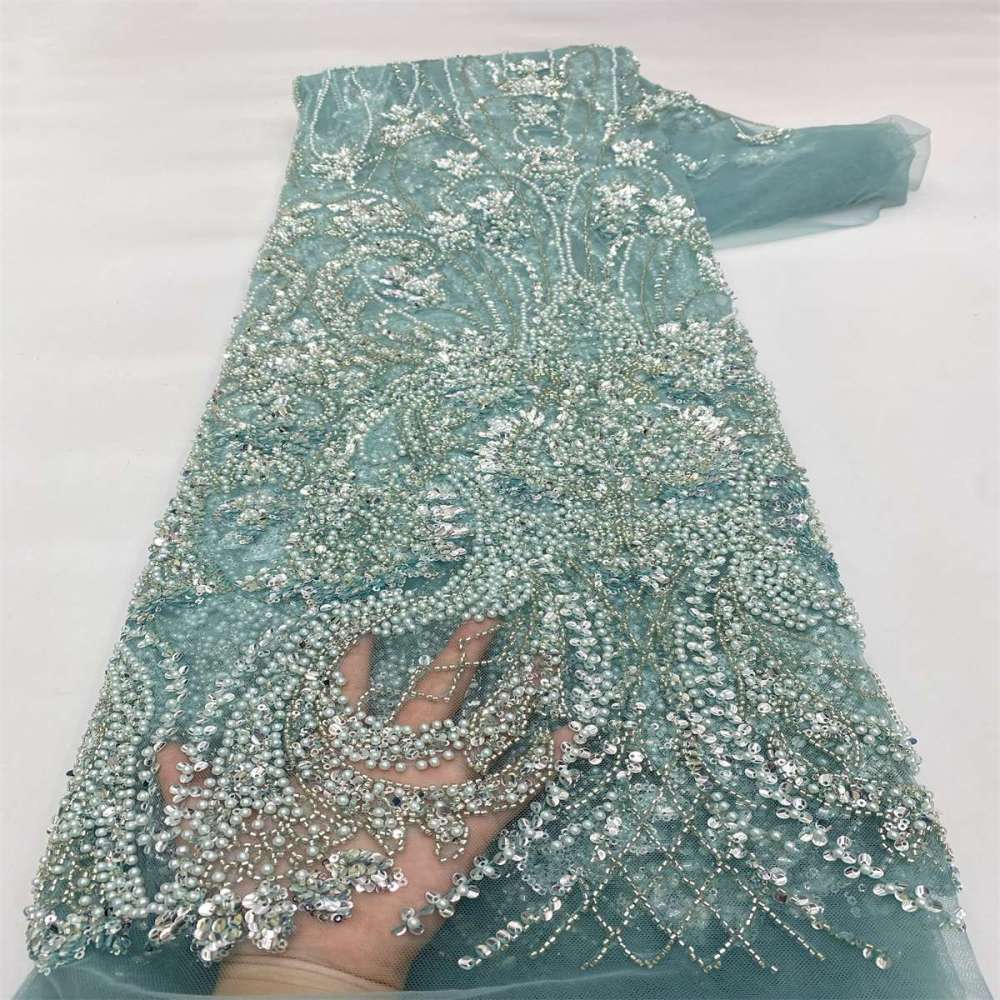 Beaded Tulle Fabric - 5 Yards | MOD LiL9050