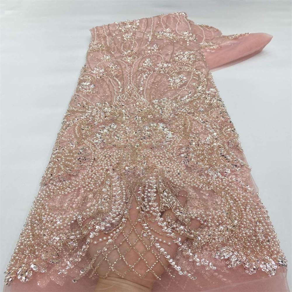 Beaded Tulle Fabric - 5 Yards | MOD LiL9050