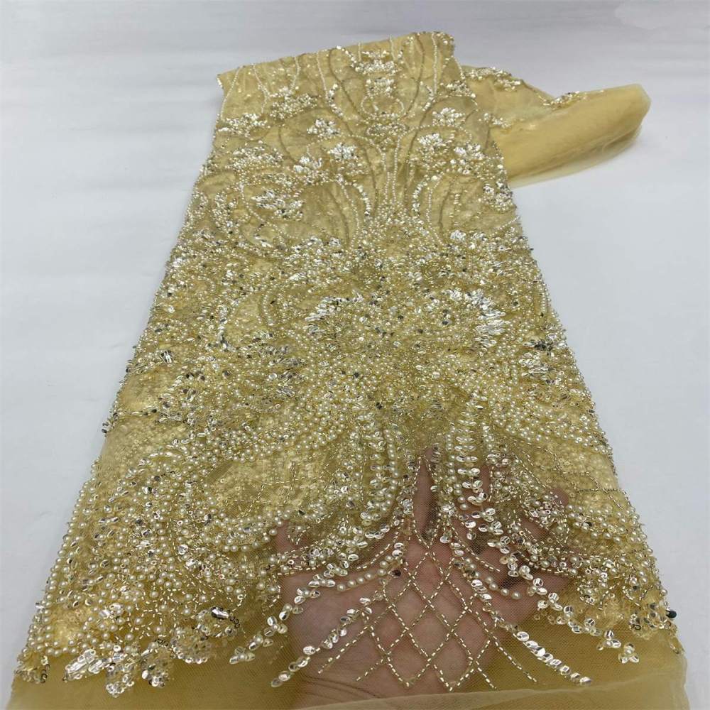 Beaded Tulle Fabric - 5 Yards | MOD LiL9050