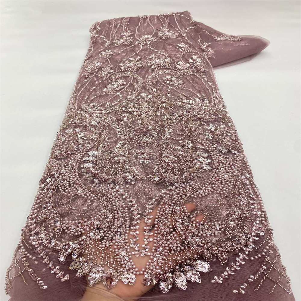 Beaded Tulle Fabric - 5 Yards | MOD LiL9050