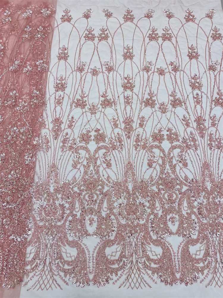 Beaded Tulle Fabric - 5 Yards | MOD LiL9050
