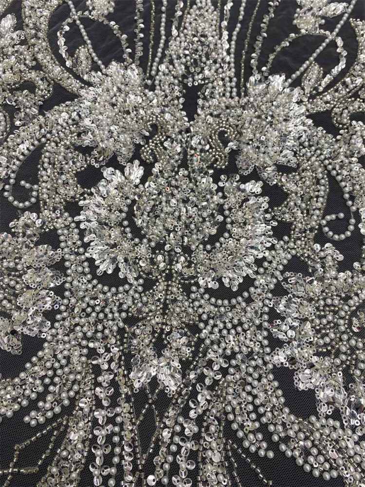 Beaded Tulle Fabric - 5 Yards | MOD LiL9050