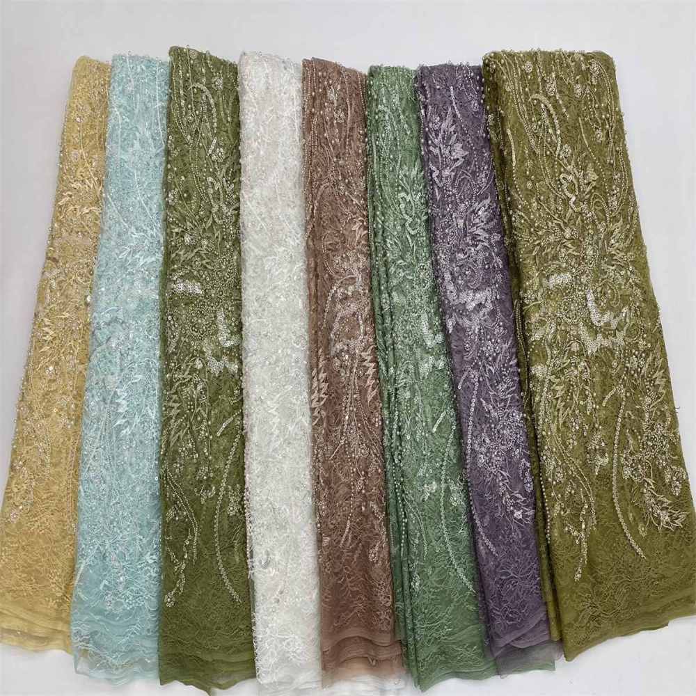 Beaded Lace Fabric - 5 Yards | MOD LiL9051