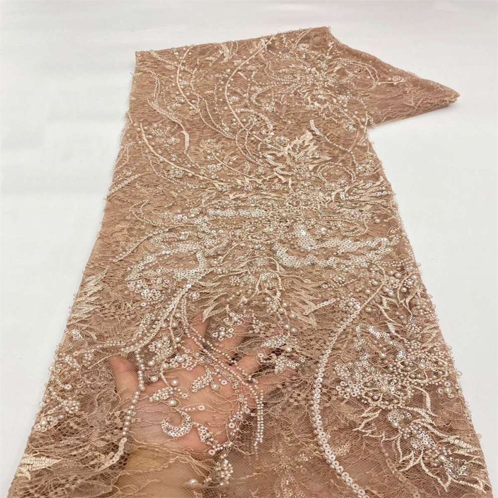 Beaded Lace Fabric - 5 Yards | MOD LiL9051