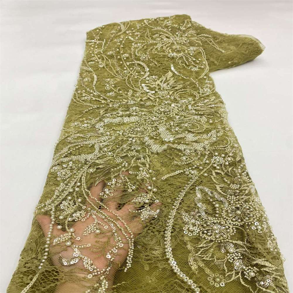 Beaded Lace Fabric - 5 Yards | MOD LiL9051