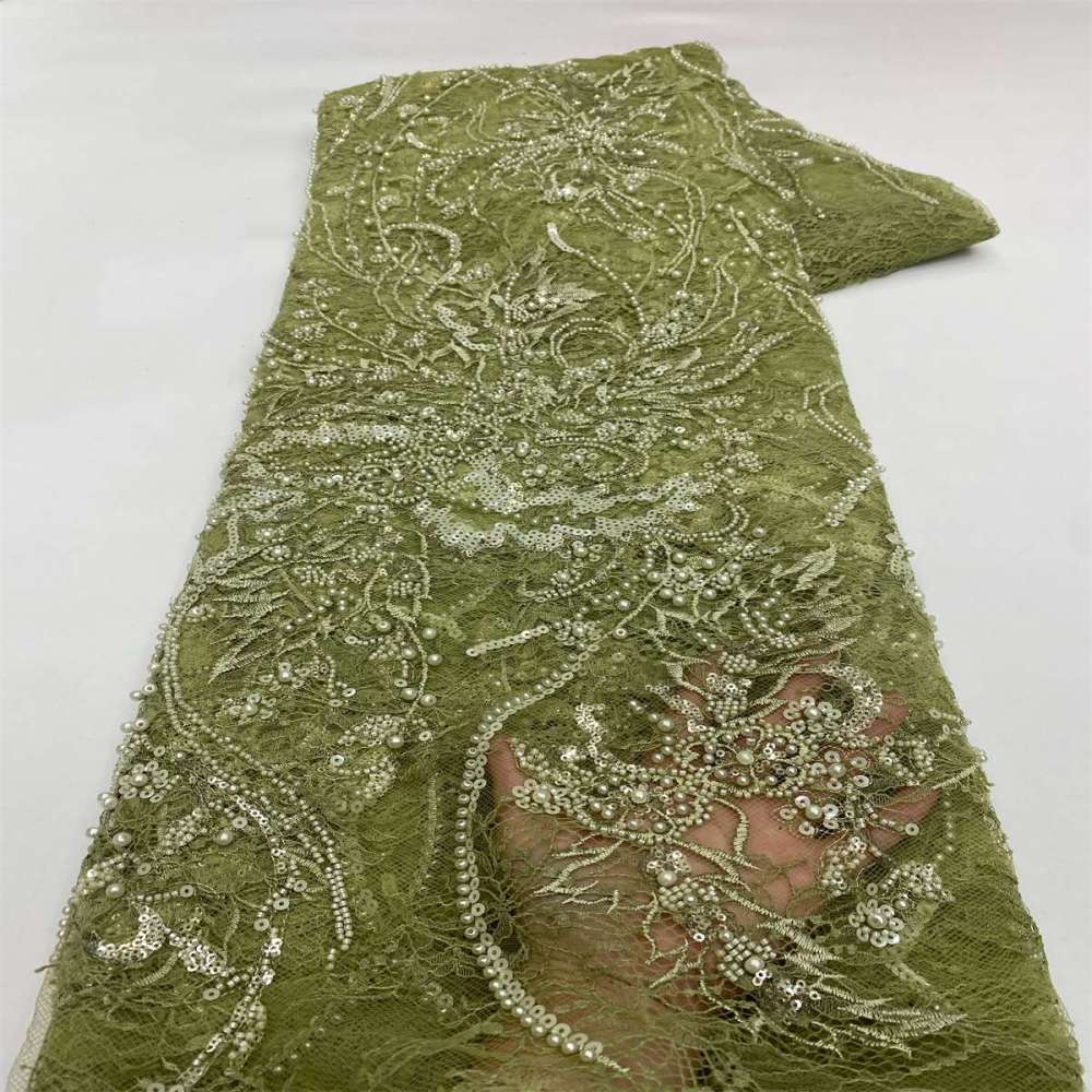 Beaded Lace Fabric - 5 Yards | MOD LiL9051
