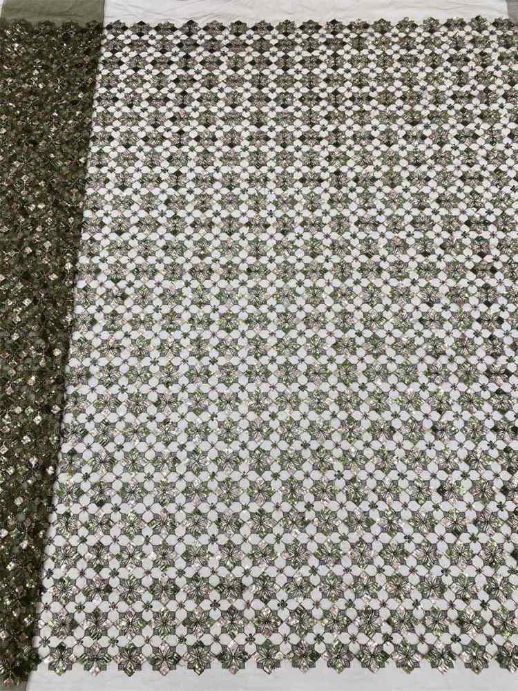 Beaded Tulle Fabric - 5 Yards | MOD LiL9052