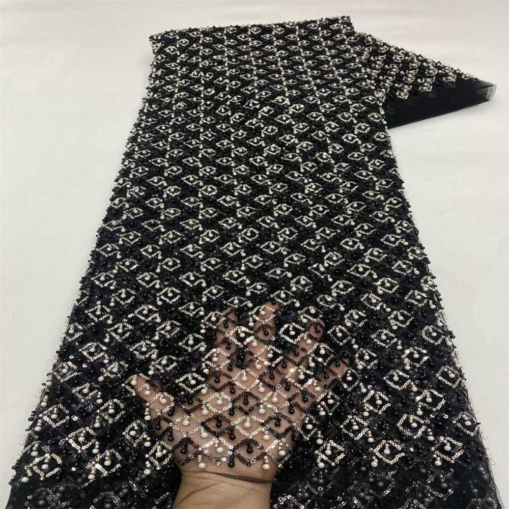 Beaded Tulle Fabric - 5 Yards | MOD LiL9053