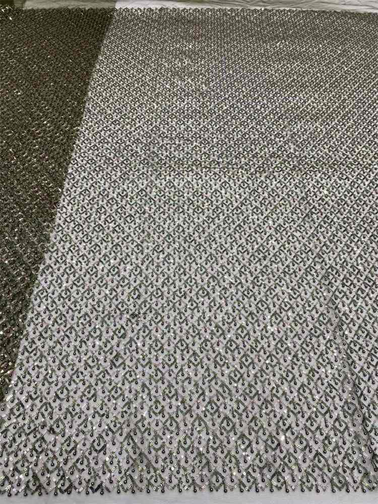 Beaded Tulle Fabric - 5 Yards | MOD LiL9053