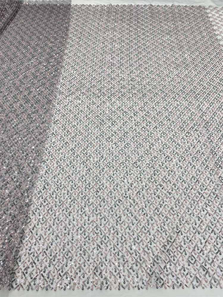 Beaded Tulle Fabric - 5 Yards | MOD LiL9053