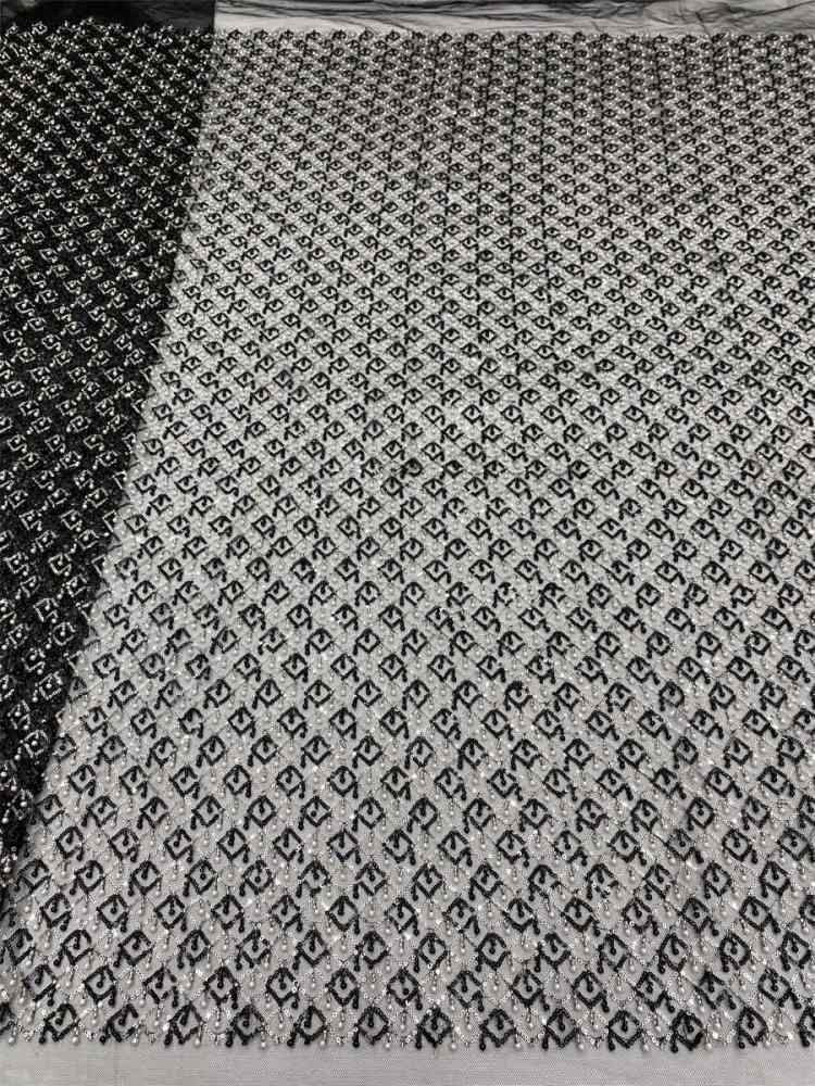 Beaded Tulle Fabric - 5 Yards | MOD LiL9053