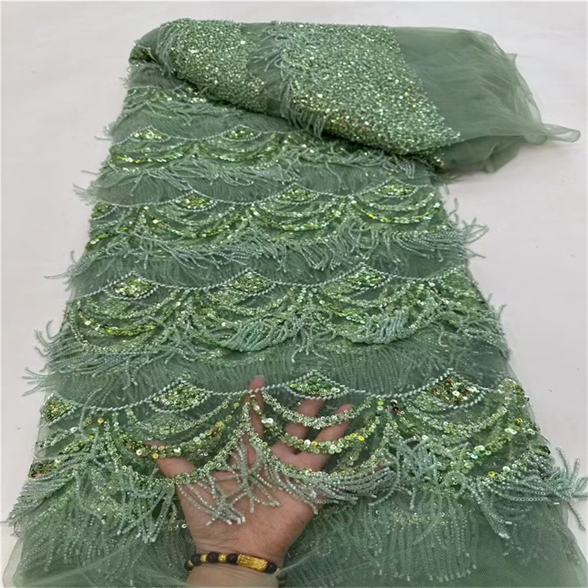 Beaded Fringe Fabric - 5 Yards | MOD JLT131