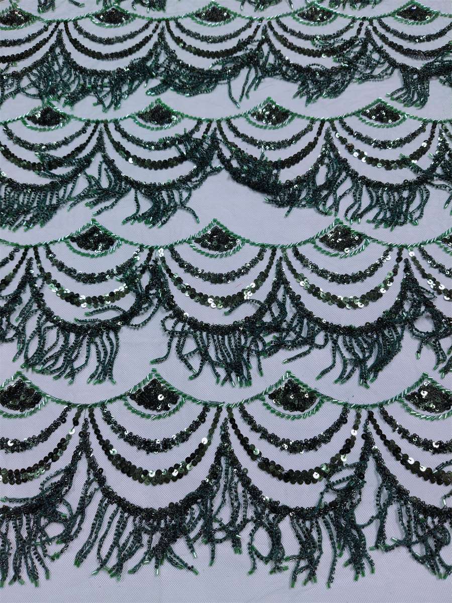 Beaded Fringe Fabric - 5 Yards | MOD JLT131