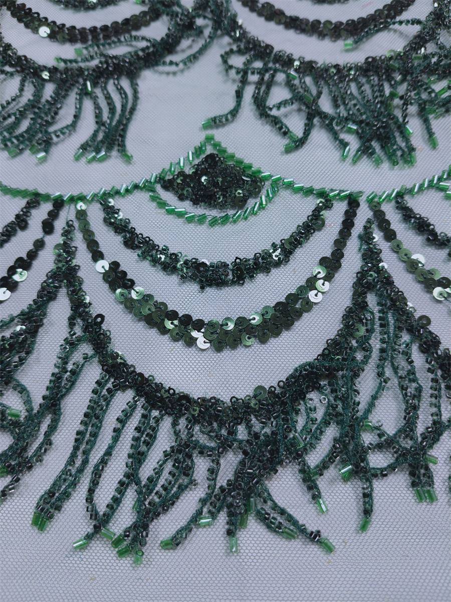 Beaded Fringe Fabric - 5 Yards | MOD JLT131